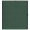 vidaXL Parvekkeen tummanvihre&auml; 120x700cm 100% polyesteri Oxford kangas