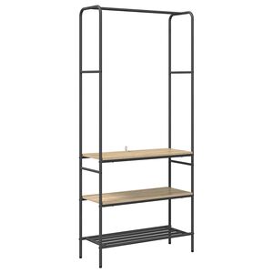 vidaXL Vaatev&auml;line Sonoma-tammi 77 x 30 x 171 cm Tekninen puu