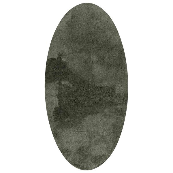 vidaXL Matto HUARTE Metsänvihreä 150 x 80 cm 100% polyesteri