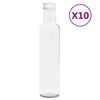vidaXL Pienet lasipullot kierrekorkilla 10 kpl 260 ml