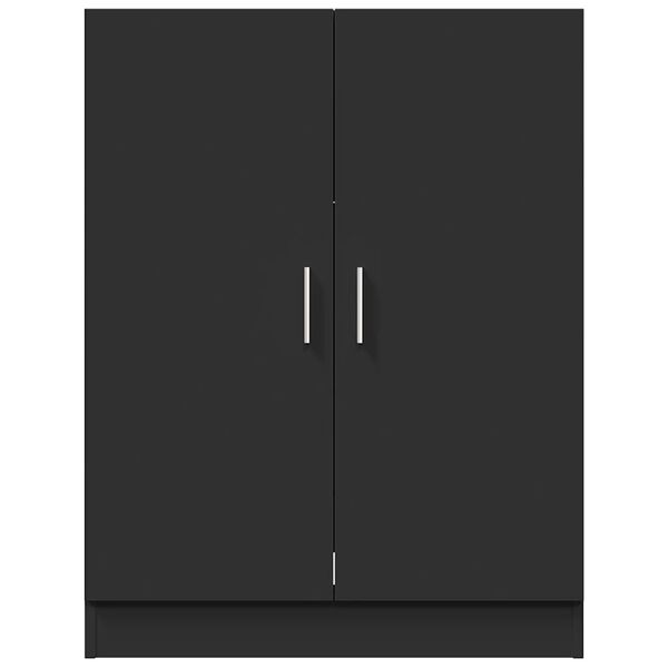 vidaXL Pesukonekaappi musta 71x71,5x91,5 cm