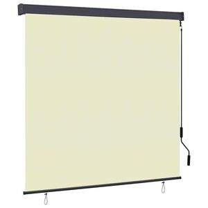 vidaXL Rullaverho Kerma 180 x 250 cm Kangas ja Alumiini