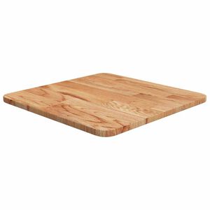 vidaXL P&ouml;yt&auml;levy neli&ouml; vaaleanruskea 40x40x1,5 cm k&auml;sitelty t&auml;ystammi