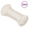 vidaXL Ty&ouml;k&ouml;ysi valkoinen 3 mm 25 m polypropeeni