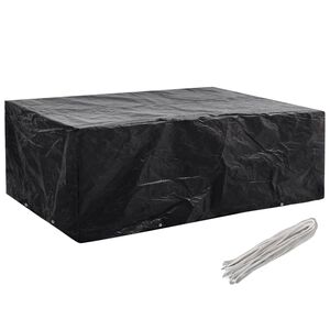 vidaXL Puutarhakalusteiden suoja 8 purjerengasta 242x162x100 cm