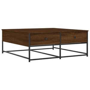 vidaXL Sohvap&ouml;yt&auml; ruskea tammi 100x99x40 cm tekninen puu