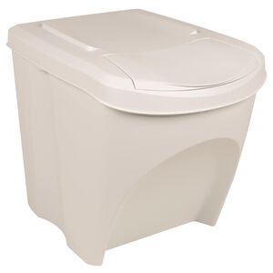vidaXL Pinottavat roskalaatikot 3 kpl valkoinen 75 l polypropeeni