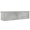 vidaXL Keitti&ouml;telineet Pinottavat 2 kpl Betoninharmaa 60x15x16 cm