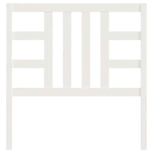 vidaXL S&auml;ngynp&auml;&auml;ty valkoinen 106x4x100 cm t&auml;ysi m&auml;nty