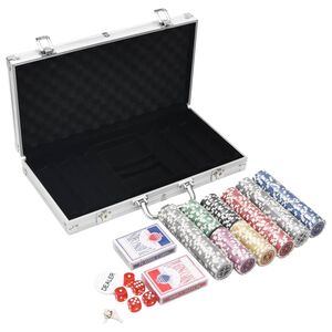 vidaXL Pokeri pelimerkkisarja 300 kpl 11,5 g