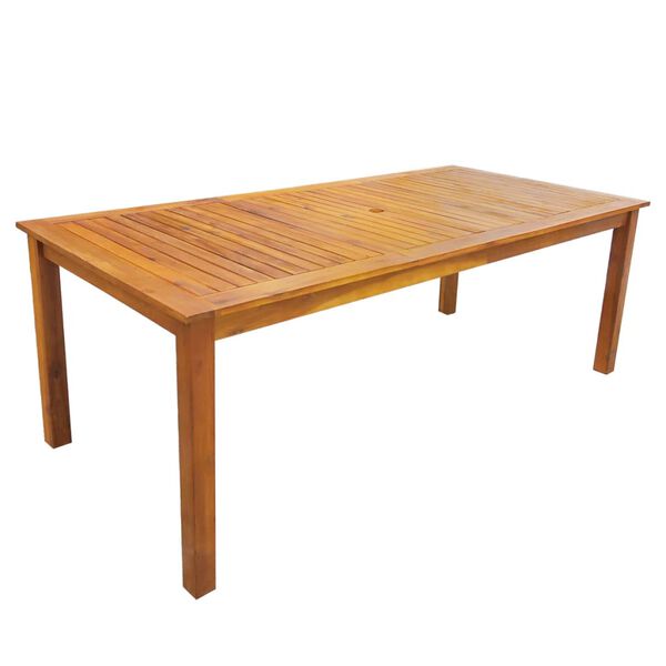 vidaXL 9-osainen Ulkoruokailuryhm&auml; t&auml;ysi akaasiapuu