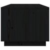 vidaXL Sohvapöytä musta 100x50x41 cm täysi mänty