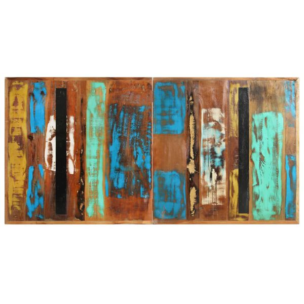 vidaXL Ruokap&ouml;yt&auml; 140x70x76 cm kierr&auml;tetty t&auml;yspuu