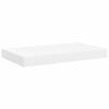 vidaXL Kelluvat sein&auml;hyllyt 2 kpl valkoinen 40x23x3,8 cm MDF