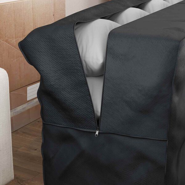 vidaXL Ulkoilmasäilytyspussi Musta 175 x 55 x 75 cm 600D Oxford-kangas