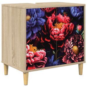vidaXL Kylpyhuonekaappi KIEL Sonoma 60 x 40 x 60 cm Tekninen puu
