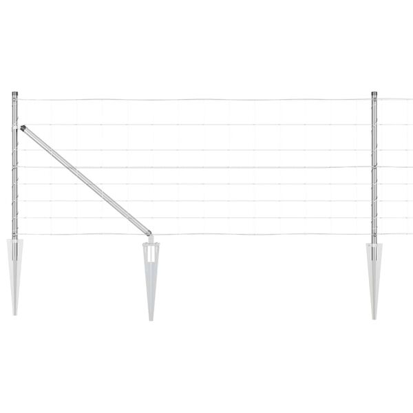 vidaXL Aitalatu Galvanoitu 25 x 0,8 m Ter&auml;s