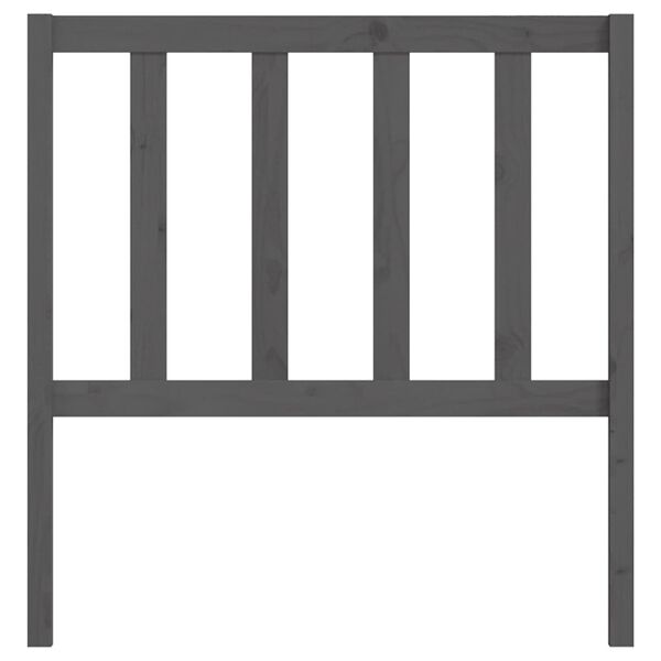 vidaXL S&auml;ngynp&auml;&auml;ty harmaa 106x4x100 cm t&auml;ysi m&auml;nty