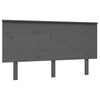 vidaXL S&auml;ngynp&auml;&auml;ty harmaa 144x6x82,5 cm t&auml;ysi m&auml;nty