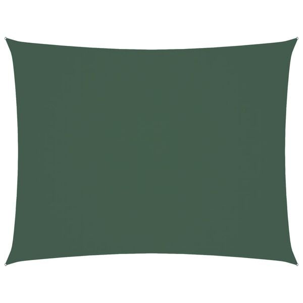 vidaXL Aurinkopurje Oxford-kangas suorakaide 3x4,5 m tummanvihre&auml;