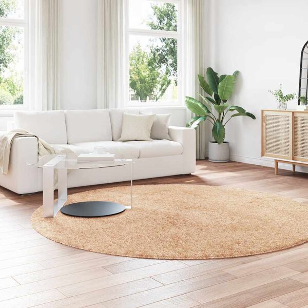 vidaXL P&ouml;rr&ouml;matto korkeanukkainen NAVARRA beige 240x240 cm polyesteri