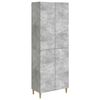 vidaXL Kaappisarja 2 pcs Betoninharmaa Tekninen puu