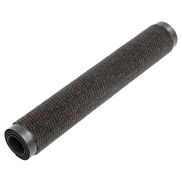 vidaXL Ovimatto nukallinen 60x180 cm musta