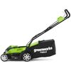 Greenworks Ruohonleikkuri 2x40 V 2 Ah akulla G40LM35 2501907UC