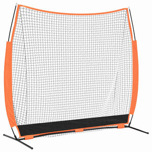 vidaXL Baseballin harjoitusverkko Musta 250 x 106,5 x 210 cm