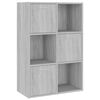 vidaXL S&auml;ilytyskaappi harmaa Sonoma 60x29,5x90 cm