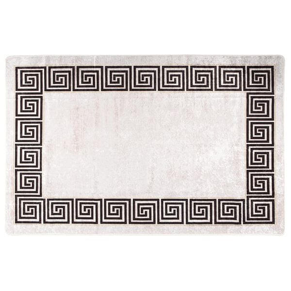 vidaXL Matto pest&auml;v&auml; 80x150 cm vaalea beige