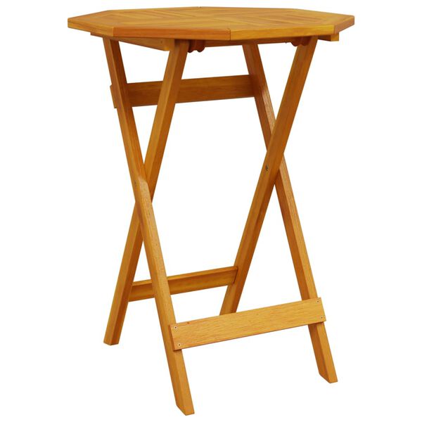 vidaXL 3-osainen Kokoontaitettava bistrosarja t&auml;ysi akasiapuu