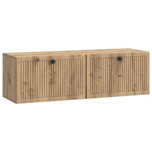 vidaXL Sein&auml;lle asennettava TV-kaappi Artisaanitammi 98 x 31 x 30 cm