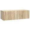 vidaXL Sein&auml;lle asennettava TV-kaappi 98 x 41 x 30 cm Sonoma-tammi