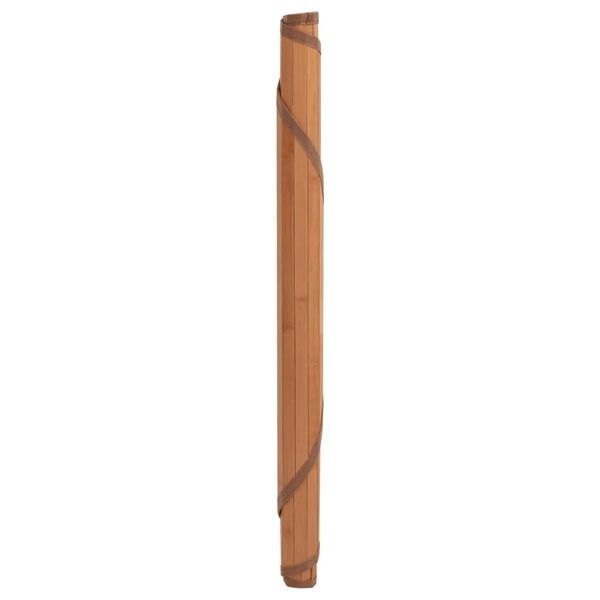 vidaXL Matto py&ouml;re&auml; ruskea 80 cm bambu