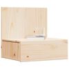 vidaXL Yöpöytä laatikon kanssa Ruskea 42 x 32,5 x 40 cm Täysi mänty