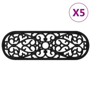 vidaXL Porrasmatot 5 kpl 25x75 cm kumi