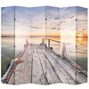 vidaXL Taitettava tilanjakaja j&auml;rvi 228x170 cm