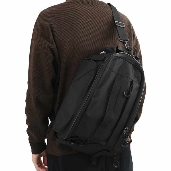 vidaXL Pyörälaukku Musta 38 x 21 x 16 cm Polyesteri