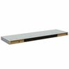 vidaXL Kelluvat sein&auml;hyllyt 2 kpl betoninharmaa 80x23,5x3,8 cm MDF