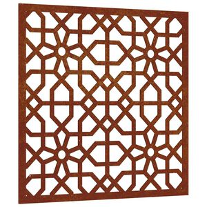 vidaXL Puutarhasein&auml;koriste 55x55 cm corten ter&auml;s Maurikuvio