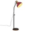 vidaXL Lattialamppu 25 W vanhennettu punainen 30x30x100-150 cm E27