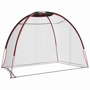 vidaXL Golfharjoitusv&auml;line Musta 314 x 150 x 206 cm Polyesteri