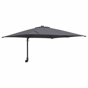vidaXL Puutarhavarjo Antrasiitti 248,5 x 247,5 x 160 cm