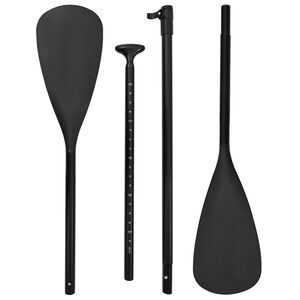 vidaXL 2 in 1 Kajakki & SUP-mela 203 x 19,5 cm Musta
