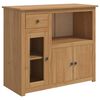 VidaXL Mikroaaltouunikaappi PANAMA Hunajavaha 99.5 x 44 x 86.5 cm