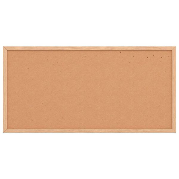 vidaXL Korkkitaulu t&auml;ysm&auml;ntypuisella kehyksell&auml; 60x30 cm