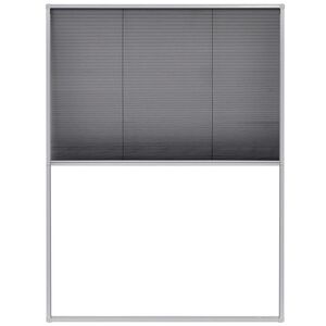 vidaXL Laskostettu hy&ouml;nteisverkko ikkunaan 60x80 cm alumiini