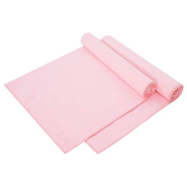 vidaXL Urheilupyyhkeet 2 pcs Pinkki 140 x 70 cm