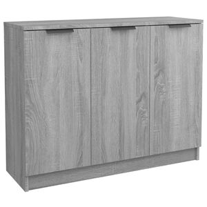 vidaXL Senkki harmaa Sonoma 90,5x30x70 cm tekninen puu